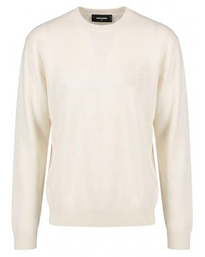 DSquared² Turtle Neck Jumper - White