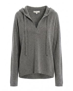 Malo Hooded Jumper - Grey