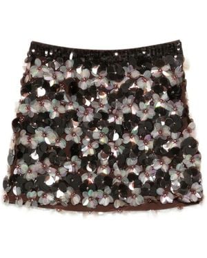 P.A.R.O.S.H. Mini Skirt - Black