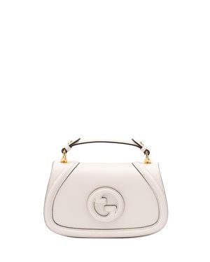 Gucci Blondie' Small Top Handle Bag - White