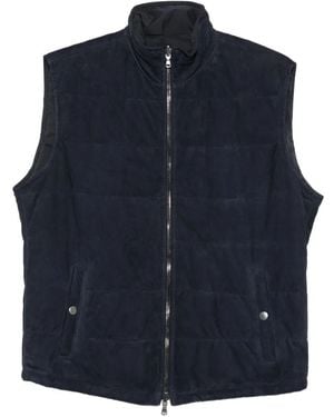 Barba Napoli Reversible Vest - Blue