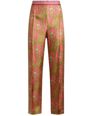 Etro Bootcut Pants - Orange