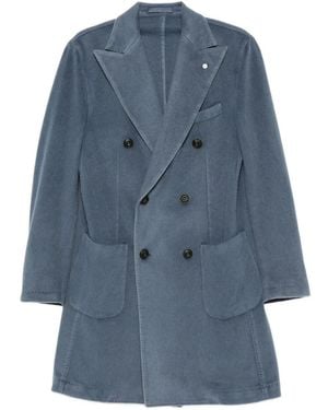 L.B.M. 1911 Wool&Cashmere Coat - Blue