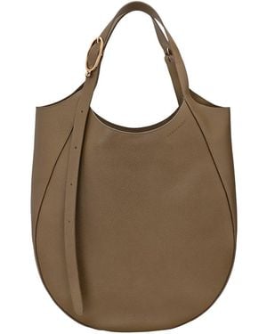 Longchamp 'Le Foulonné' Extra Large Hobo Bag - Brown