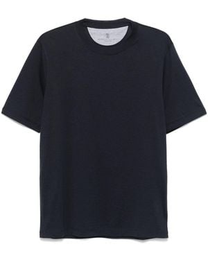 Brunello Cucinelli Crew-Neck T-Shirt - Blue