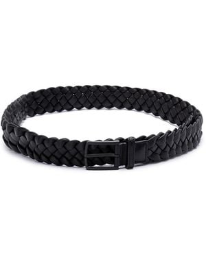 Bottega Veneta `padded Intreccio Belt` - Black