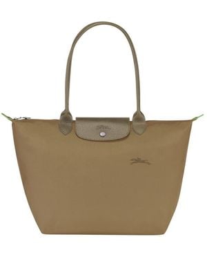 Longchamp 'Le Pliage' Large Tote - Natural