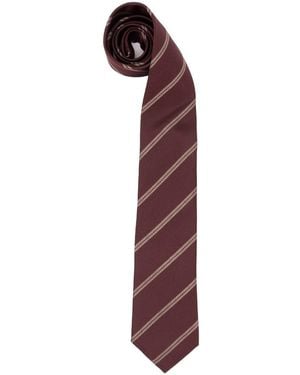 Brunello Cucinelli Tie - Purple