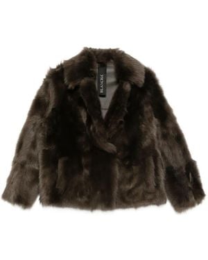 Blancha 'Toscana' Shearling Jacket - Black