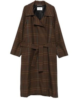 Saint Laurent Raglan Coat - Brown