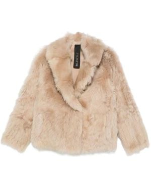 Blancha 'Toscana' Shearling Jacket - Natural