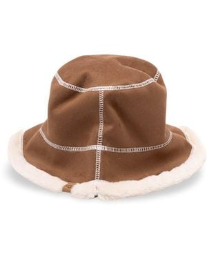 UGG 'Frankie' Reversible Hat - Brown