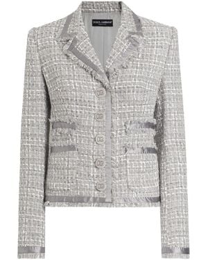 Dolce & Gabbana Dolce & Gabbana Jackets - Gray