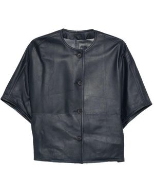 Manzoni 24 Nappa Cape - Blue