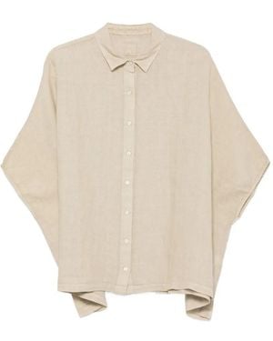 120% Lino Short Sleeve Shirt - Natural