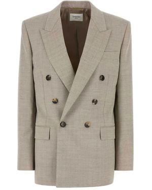 Saint Laurent Blazer - Natural