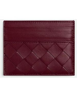 Bottega Veneta 'Intrecciato Credit Card Case' - Purple