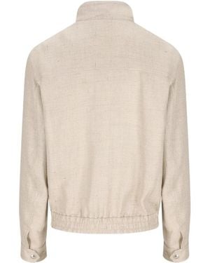Brunello Cucinelli Bomber Jacket - White