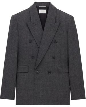 Saint Laurent Double-Breasted Blazer - Black