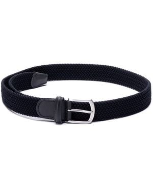 Anderson's Elastic Woven Belt - Blue