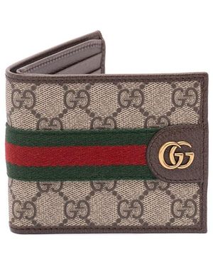 Gucci 'Ophidia' Bi-Fold Wallet - White