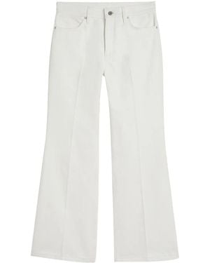 Jil Sander High-Waisted Flared Jeans - White
