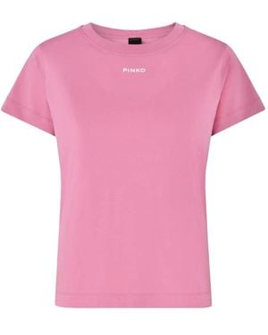 Pinko Logo T-Shirt - Pink