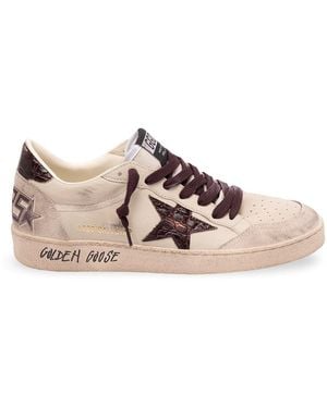 Golden Goose 'Ball Star' Trainers - Pink
