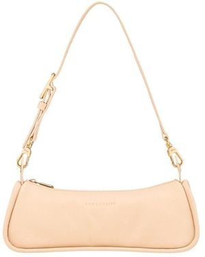 Longchamp 'Looong' Small Shoulder Bag - Natural