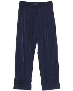 Pinko Pavlova Belt-loop Pants - Blue