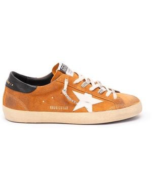 Golden Goose 'Super-Star' Trainers - Orange