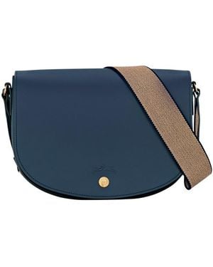 Longchamp 'Epure Timeless' Medium Crossbody Bag - Blue
