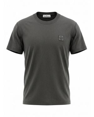 Stone Island Organic Cotton Jersey T-Shirt - Black