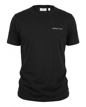 Off-White c/o Virgil Abloh Off 'Logo Quote' Regular T-Shirt - Black