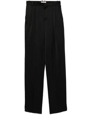 Saint Laurent Satin Pants - Black