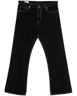 Off-White c/o Virgil Abloh Off 'Half Arrow' Slim Relax Jeans - Black