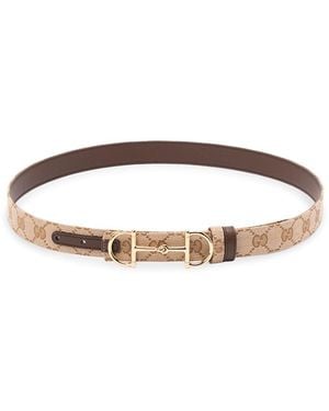 Gucci 'Reversible Horsebit' Belt - Multicolour