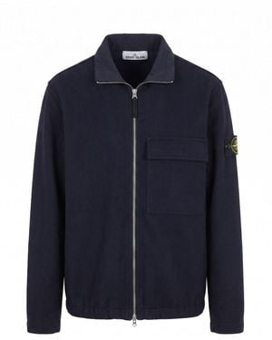 Stone Island Garment Dyed Shirt - Blue