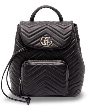 Gucci 'Gg Marmont' Handbag - Black