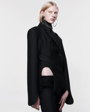 SRVC Studio Inverse Tailored Jacket - Black