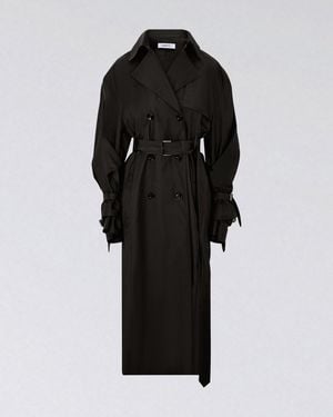 SRVC Studio Sentinal Trenchcoat Dark - Black