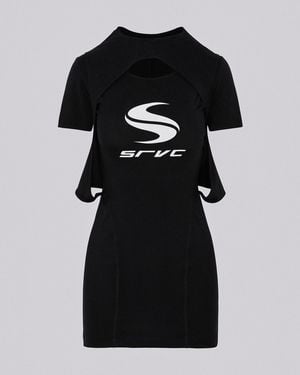 SRVC Studio Tee Dress - Black