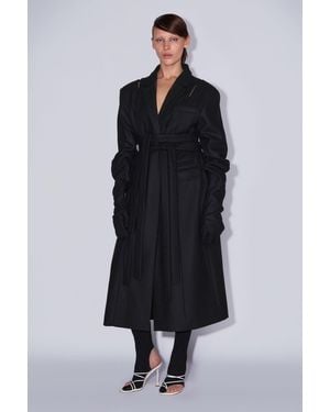 SRVC Studio Driver Coat - Black