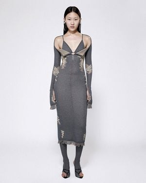 SRVC Studio Bikini Knit Dress Denim - Grey