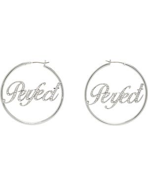 Marc Jacobs 'The Perfect Pave' Hoop Earrings - Black