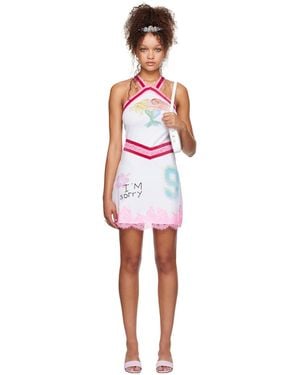 Im Sorry by Petra Collins Ssense Exclusive Mimi Wade Edition Kitty Minky Minidress - Black