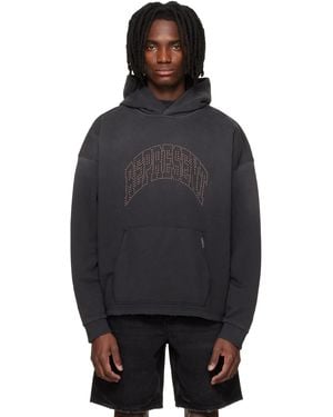 Represent Embellished Hoodie - Blue