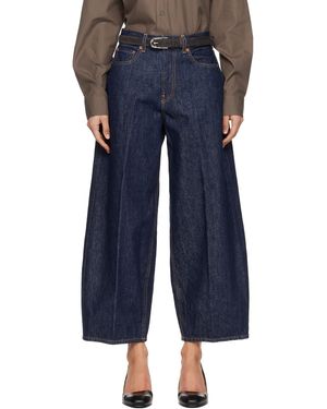 6397 Cropped Roomy Jeans - Blue