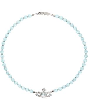 Vivienne Westwood Messaline Choker Necklace - Metallic