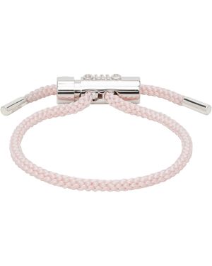 OUIE Bracelet Rose Et Argenté À Barillet - Noir